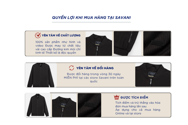 Áo khoác dệt kim nam cổ bomber pack cao su ngực