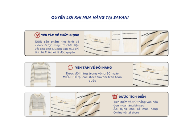 Áo khoác len nữ kẻ ngang