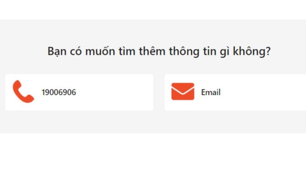 Gửi biểu mẫu yêu cầu hỗ trợ qua email