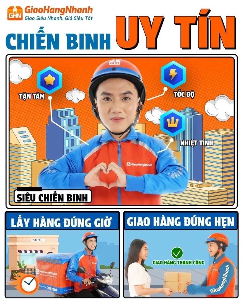 Giao hàng an toàn cùng đội ngũ shipper chuyên nghiệp của GHN