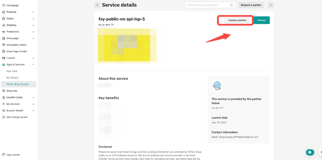 Hướng dẫn hợp tác với Tiktok Shop Partner bước gửi yêu cầu