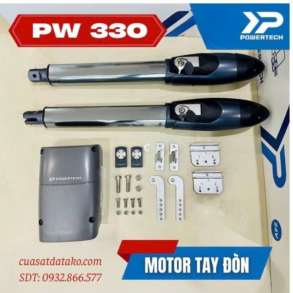 motor cổng tự động tay đòn powertach nhập khẩu đài loan