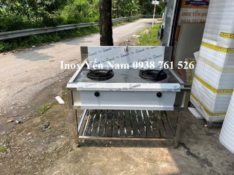 Bếp Á 2 họng công nghiệp – lựa chọn hoàn hảo cho quán ăn, nhà hàng chuyên xào nấu liên tục!