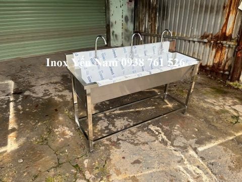 Máng rửa tay inox 304 – sạch sẽ, bền đẹp, chuẩn an toàn vệ sinh