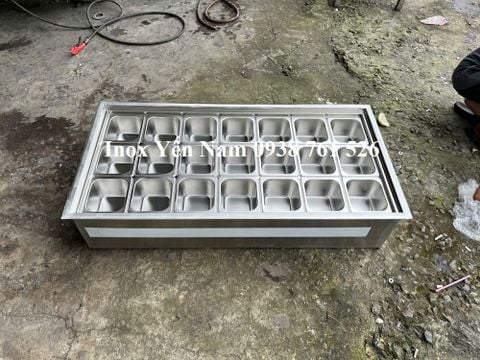 Sở hữu 21 khay topping chuẩn 1/6 – thoải mái đựng trân châu