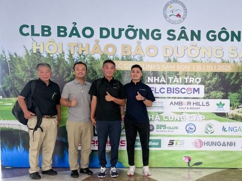 Hùng Anh T&C tham gia hội thảo của CLB Bảo dưỡng sân gôn Việt Nam 2025
