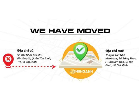 Hùng Anh T&C thông báo chuyển địa chỉ văn phòng Hồ Chí Mính