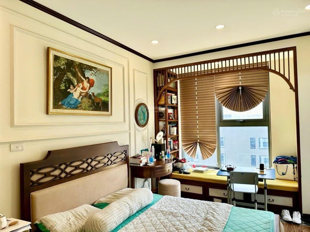 Hình ảnh phòng ngủ gia chủ chụp khi hoàn thiện