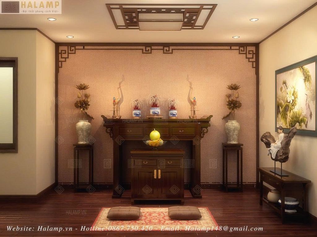 Tuyển Tập Mẫu Phòng Thờ Đẹp Hiện Đại Nhất 2026