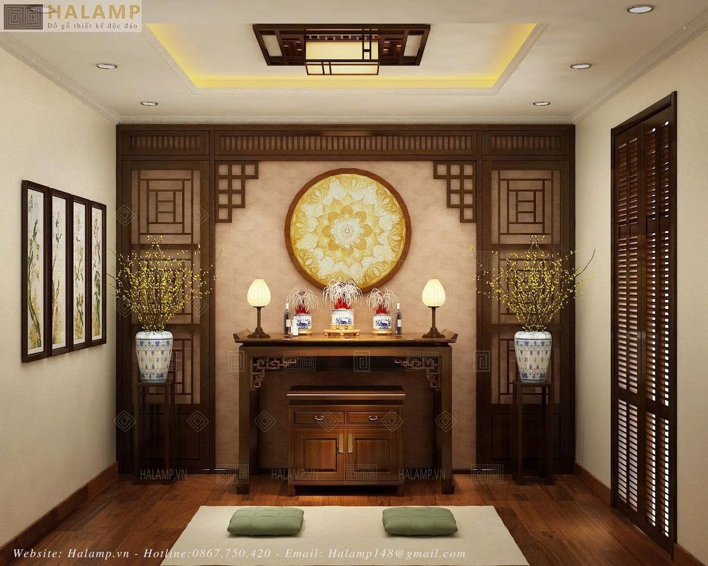 Tuyển Tập Mẫu Phòng Thờ Đẹp Hiện Đại Nhất 2026