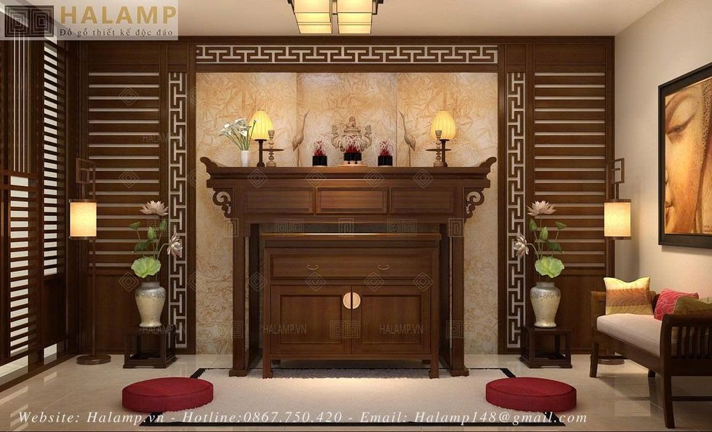 Tuyển Tập Mẫu Phòng Thờ Đẹp Hiện Đại Nhất 2026
