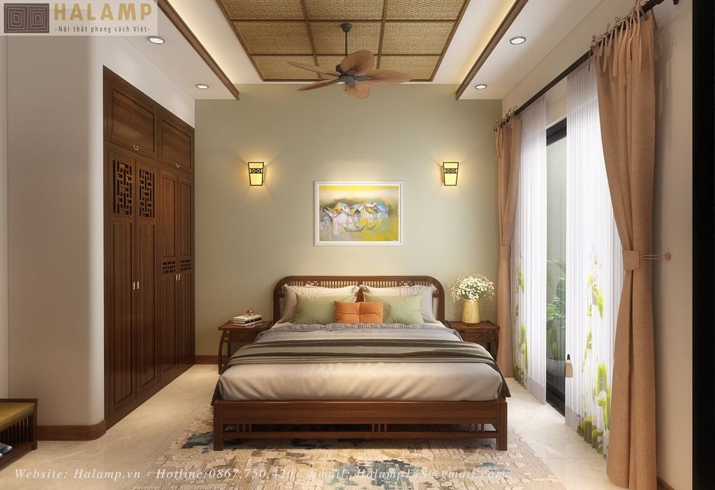 Thiết kế phòng ngủ khách sạn lưu trú tầng 1