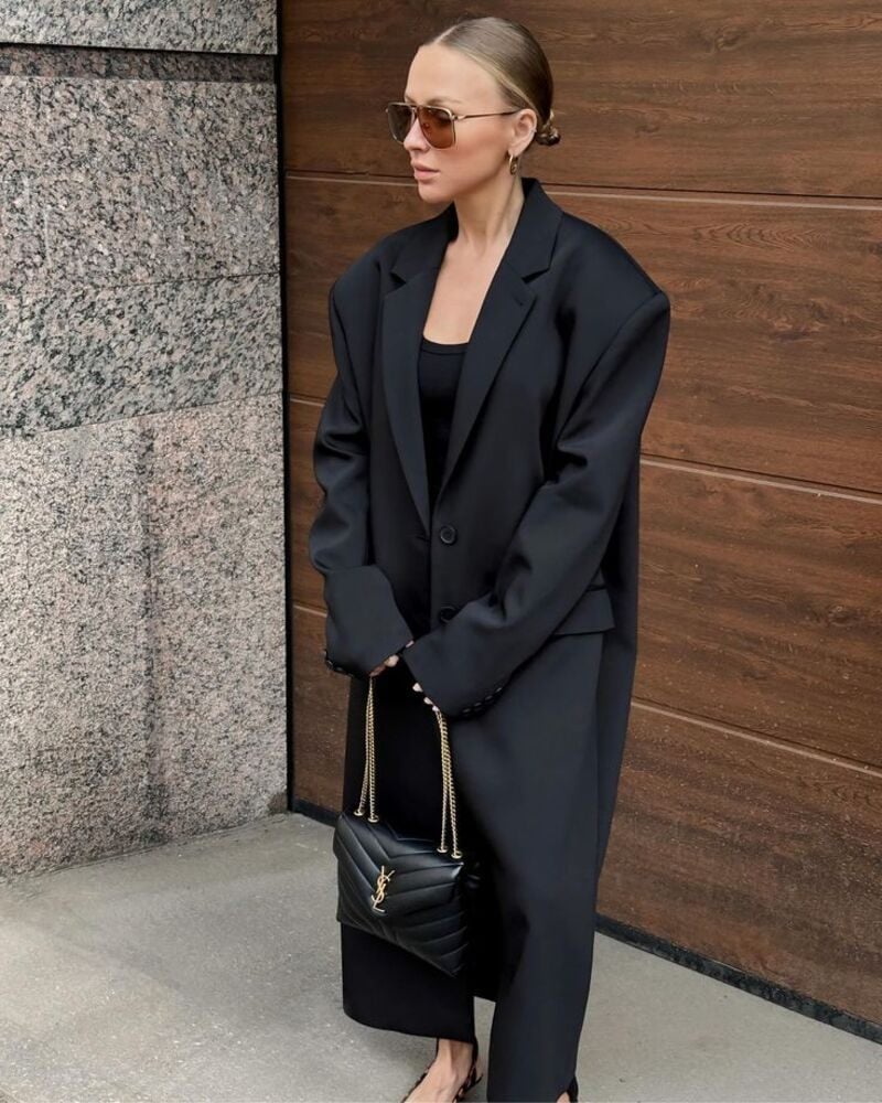 Áo Blazer Dáng Dài