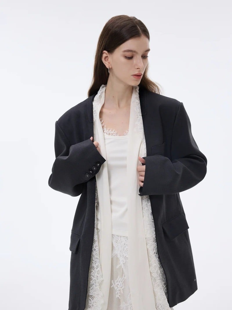 Áo Blazer Dáng Dài
