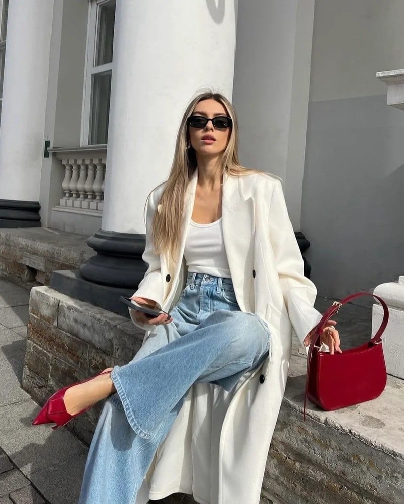 Áo Blazer Dáng Dài