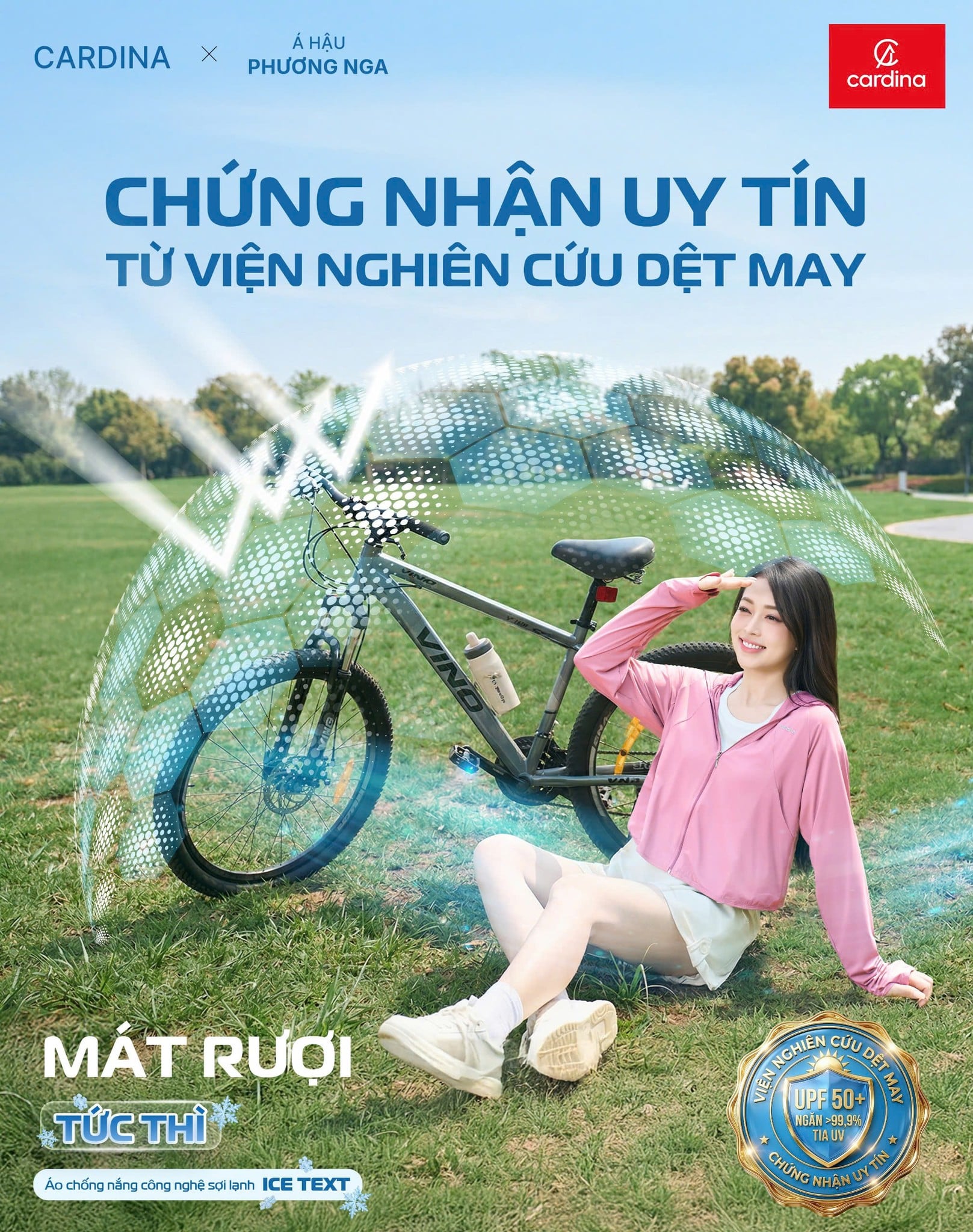 Chứng nhận uy tín từ Viện Nghiên cứu Dệt may Việt Nam về khả năng bảo vệ