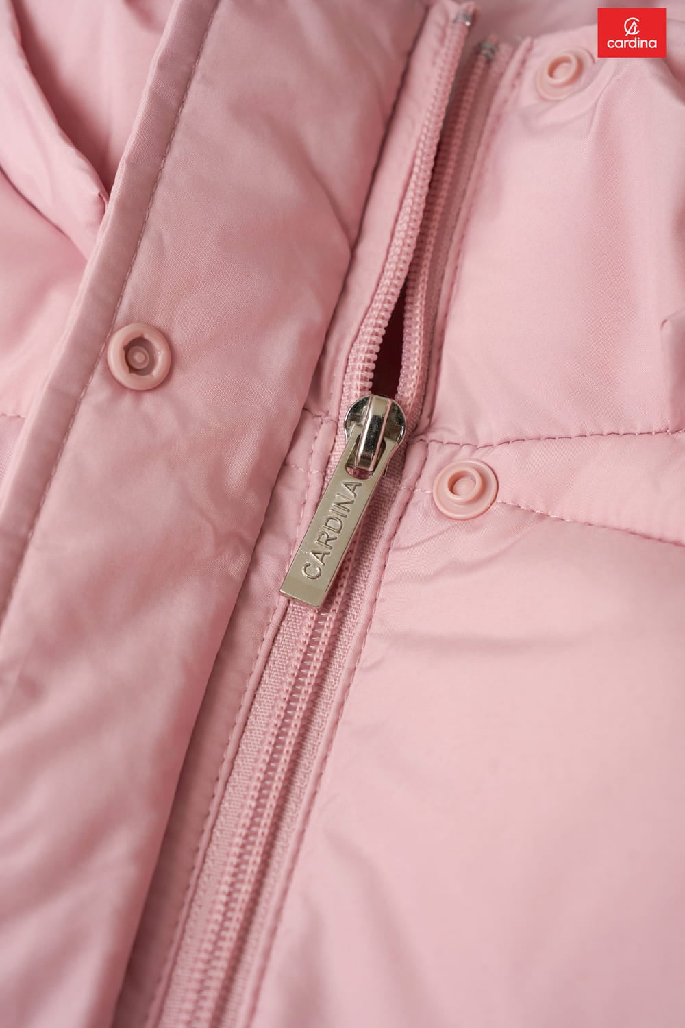 Áo phao gile Cardina dòng Thu Đông vải gió chống thấm dáng có mũ siêu nhẹ