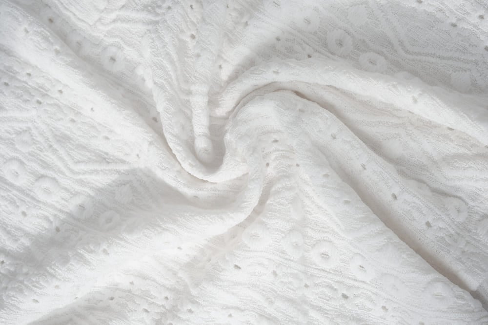 Áo len dệt giả ren nữ Cardina tay lỡ cổ sen phối viền ren