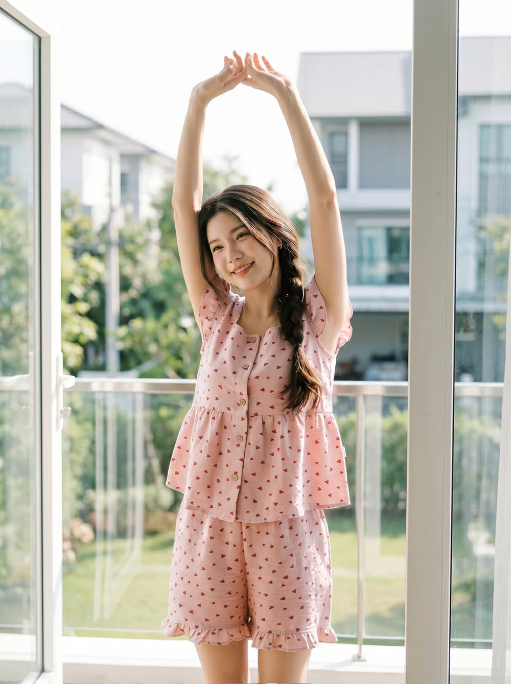 bộ đùi cổ vuông nữ