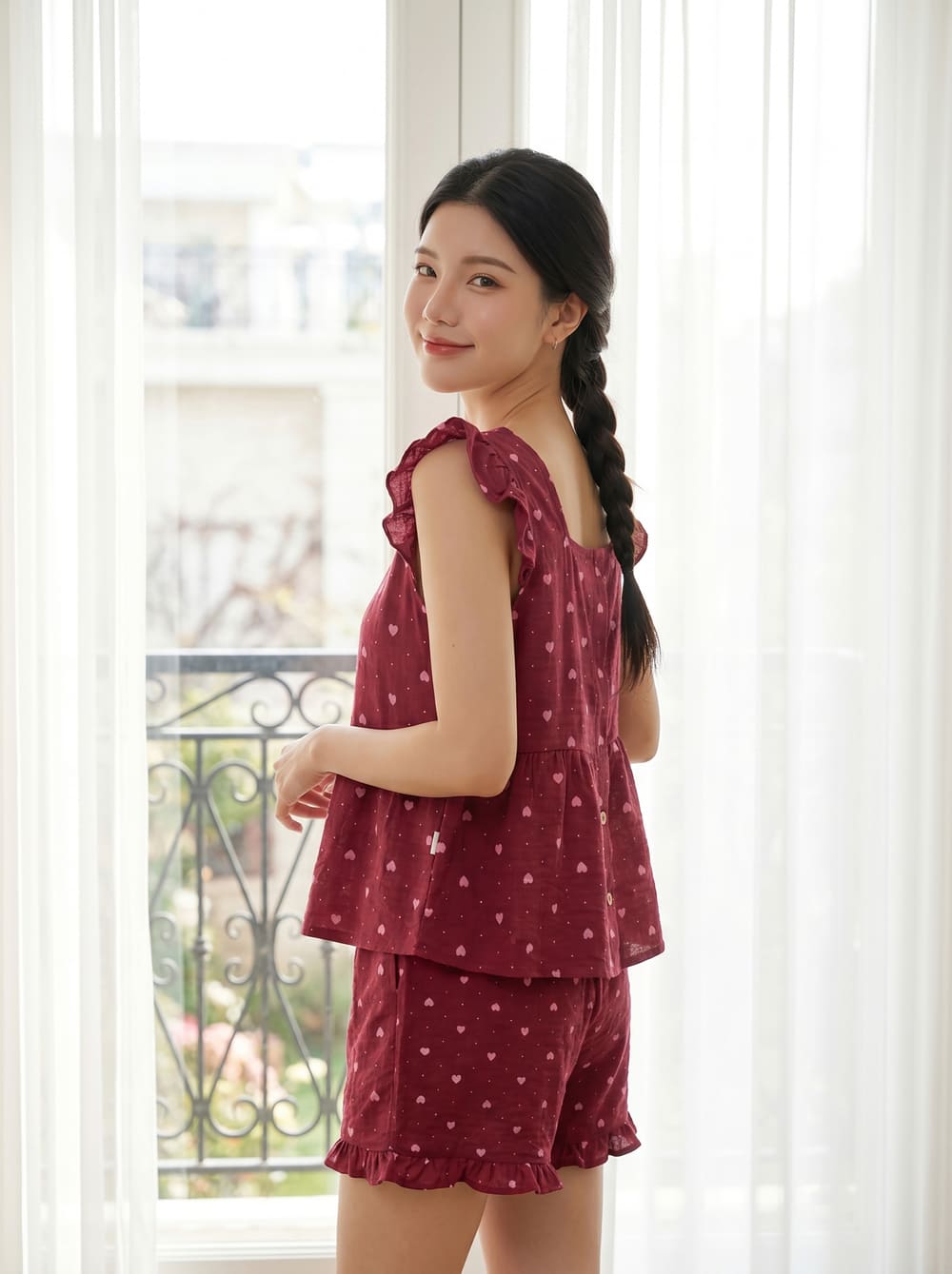 bộ đùi cổ vuông nữ