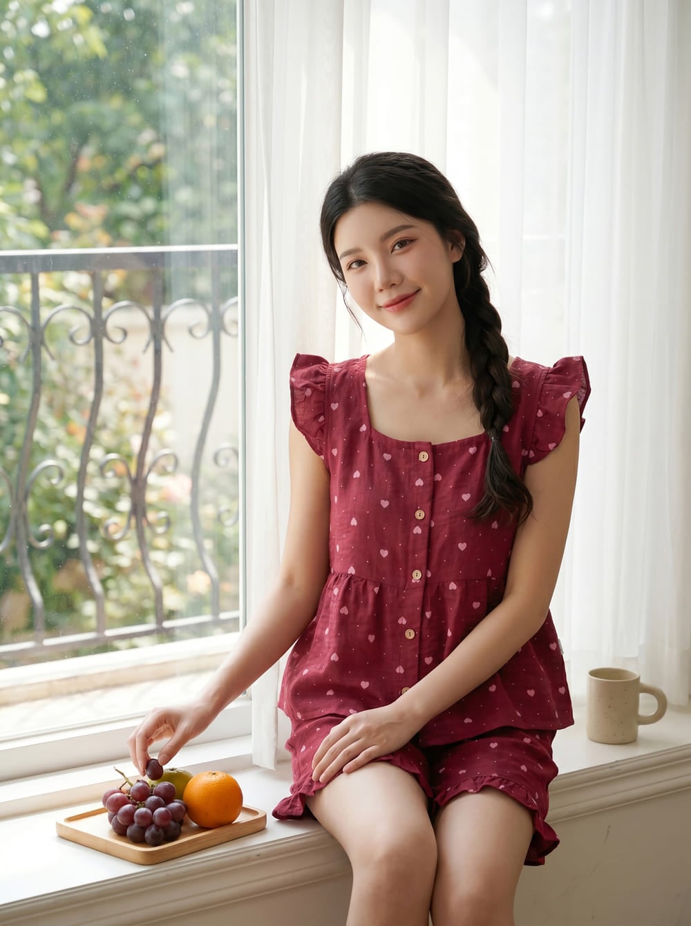 bộ đùi cổ vuông nữ