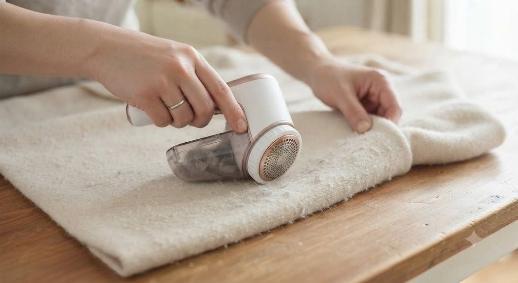 cách chữa áo bị xù lông
