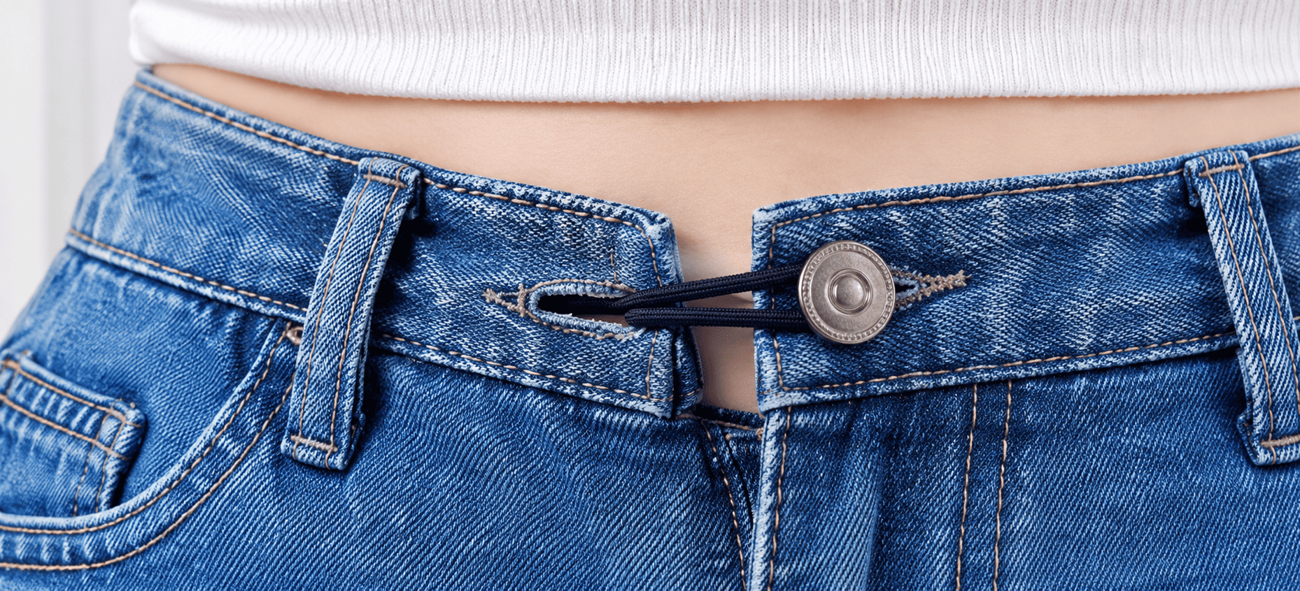 Cách sửa quần jean bị chật bụng