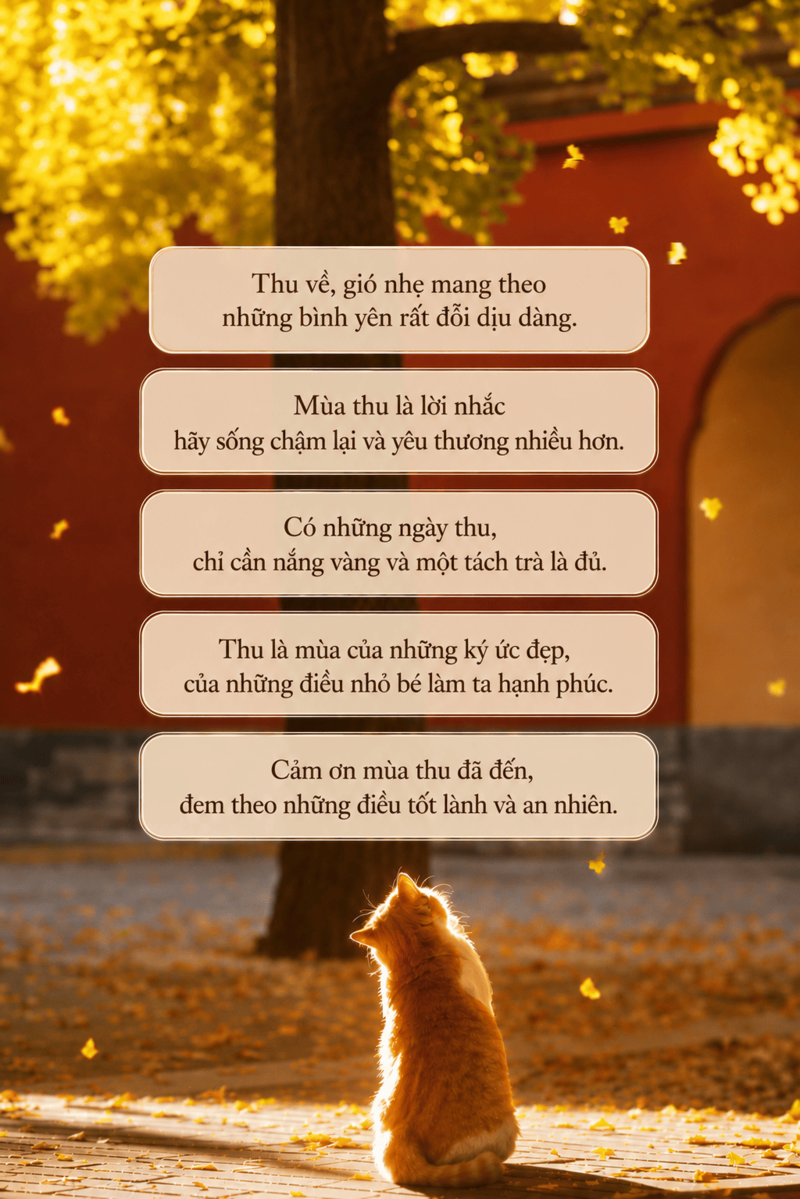 99+ Cap thả thính về mùa thu, caption hay về mùa thu
