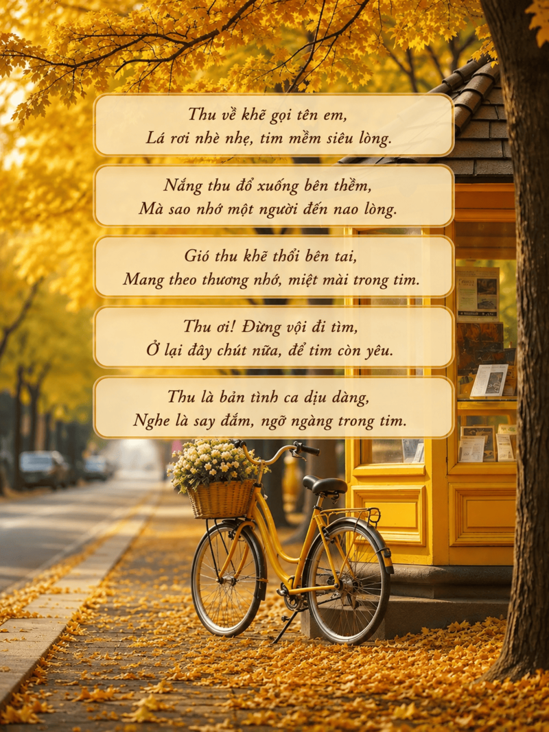 99+ Cap thả thính về mùa thu, caption hay về mùa thu