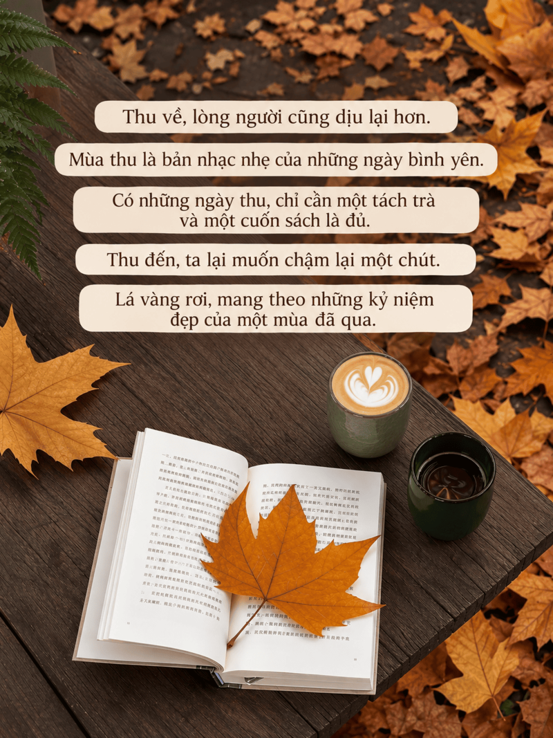 99+ Cap thả thính về mùa thu, caption hay về mùa thu