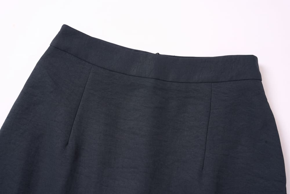 Chân váy đũi mềm dáng A cạp phẳng li trước