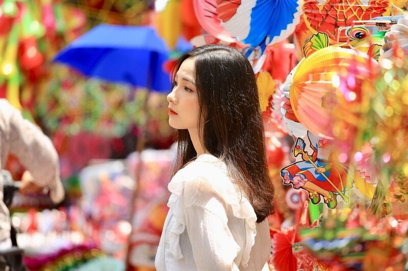 chụp ảnh Trung Thu phố Hàng Mã