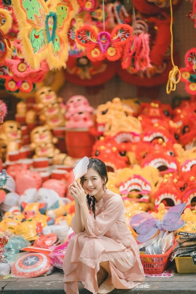 chụp ảnh Trung Thu phố Hàng Mã