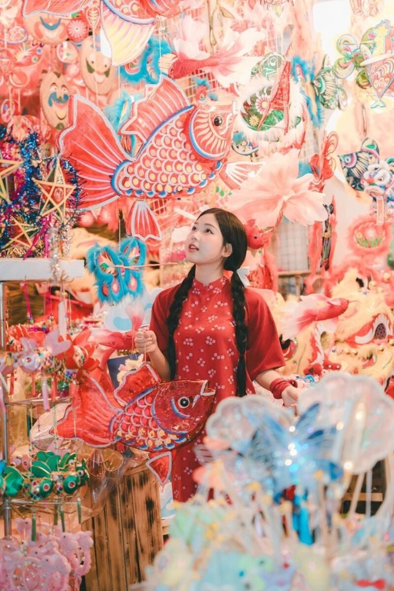 chụp ảnh Trung Thu phố Hàng Mã