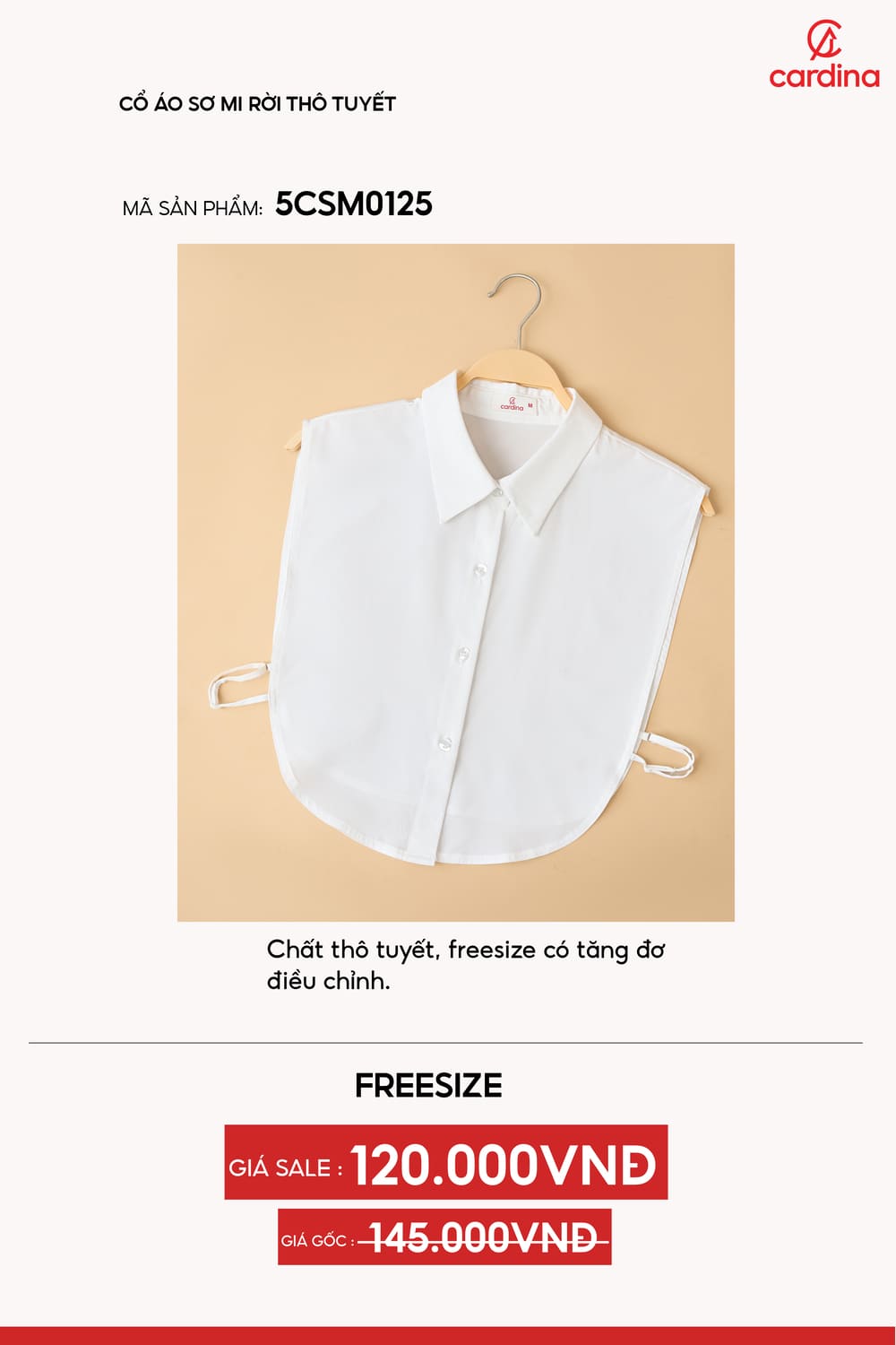 Cổ áo sơ mi rời