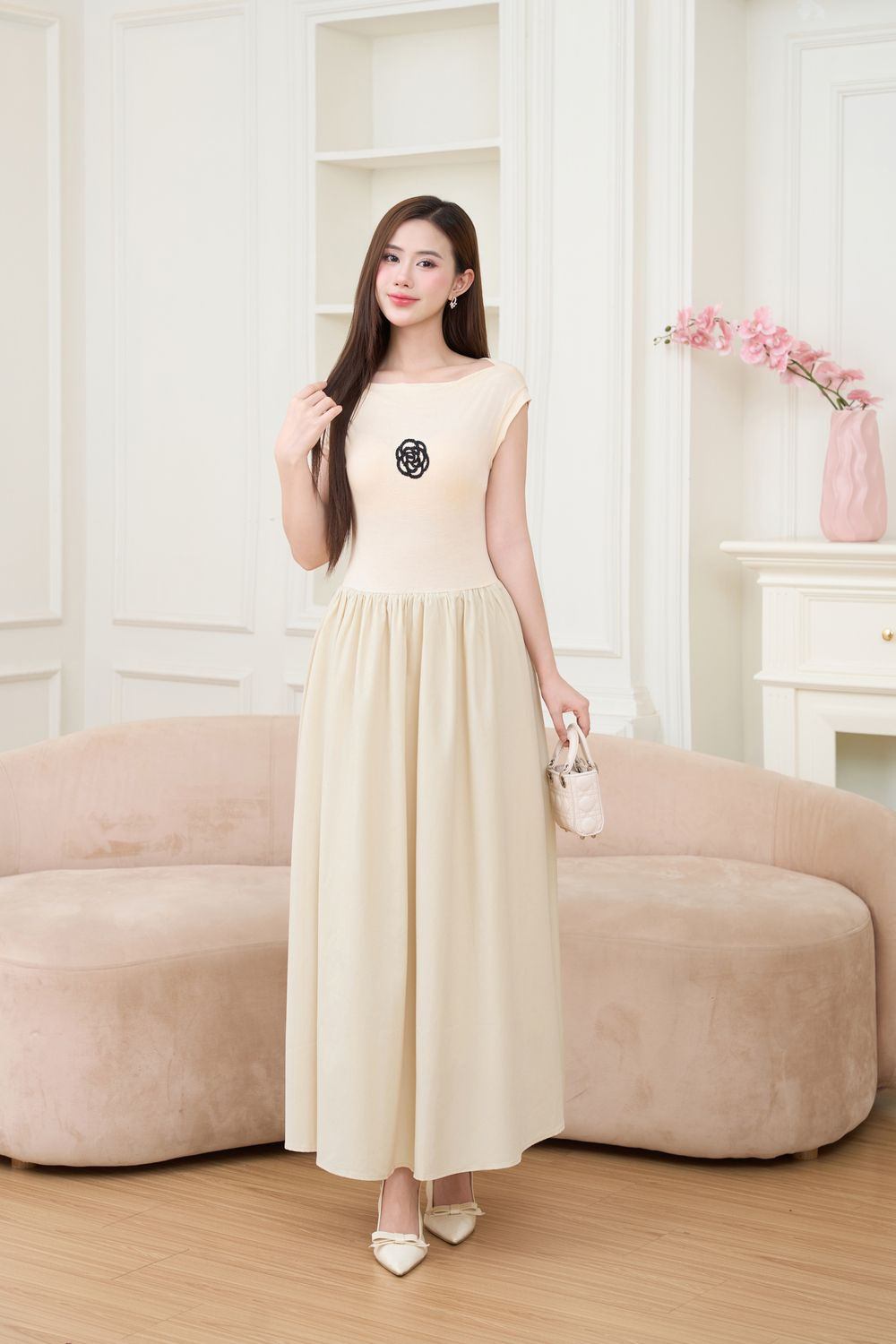 15 Mẫu đầm lệch vai sang trọng, trẻ trung khiến nàng điên đảo