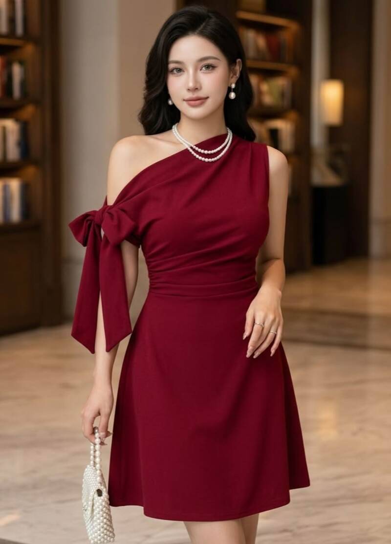 15 Mẫu đầm lệch vai sang trọng, trẻ trung khiến nàng điên đảo