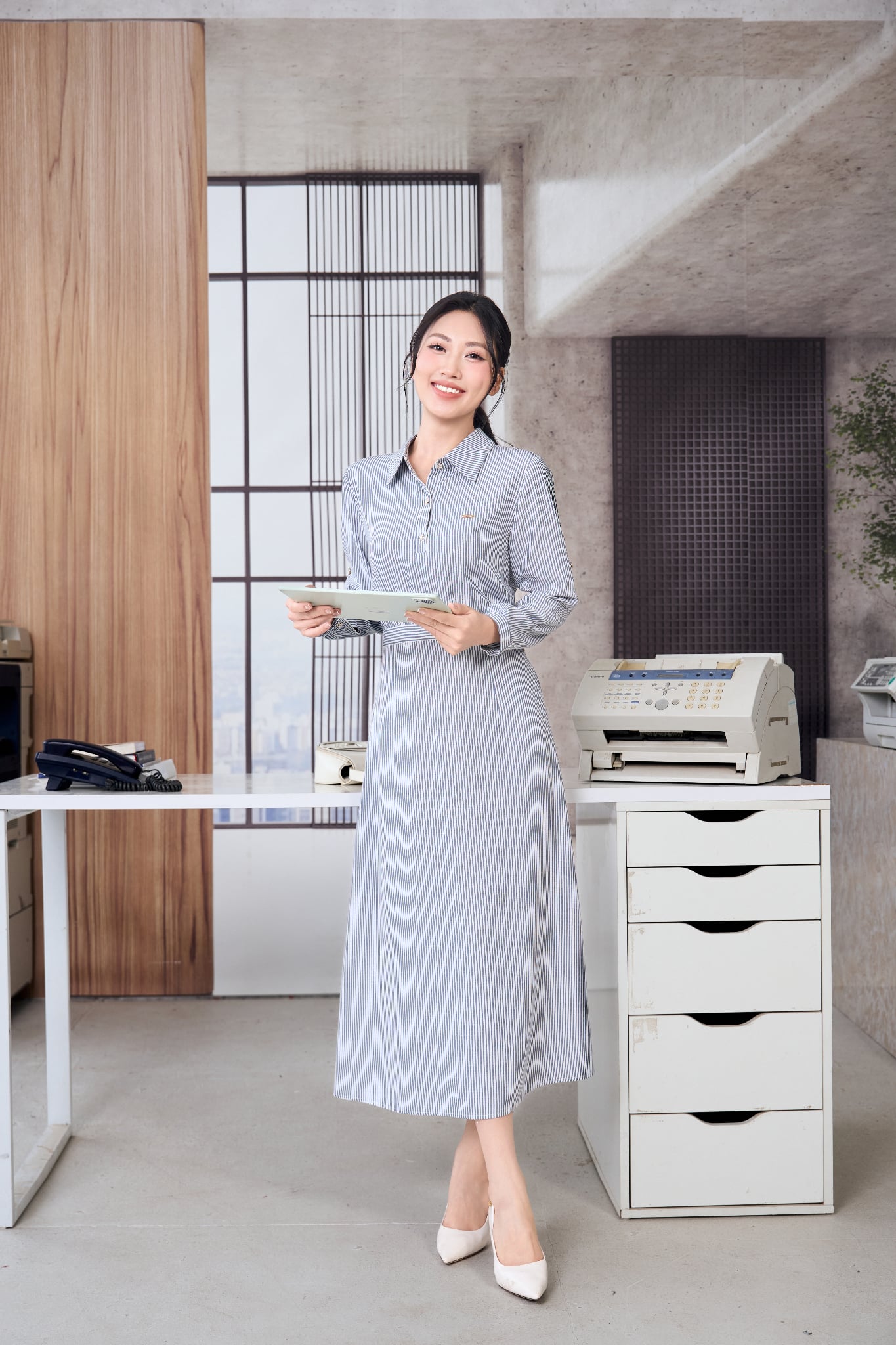 Chất vải thô kẻ siêu mềm mại, trẻ trung