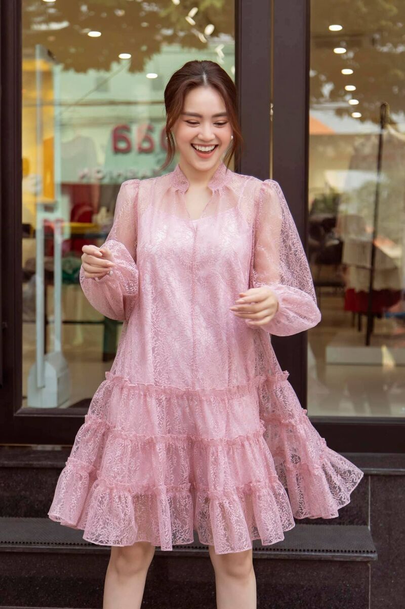 Đầm suông đuôi cá