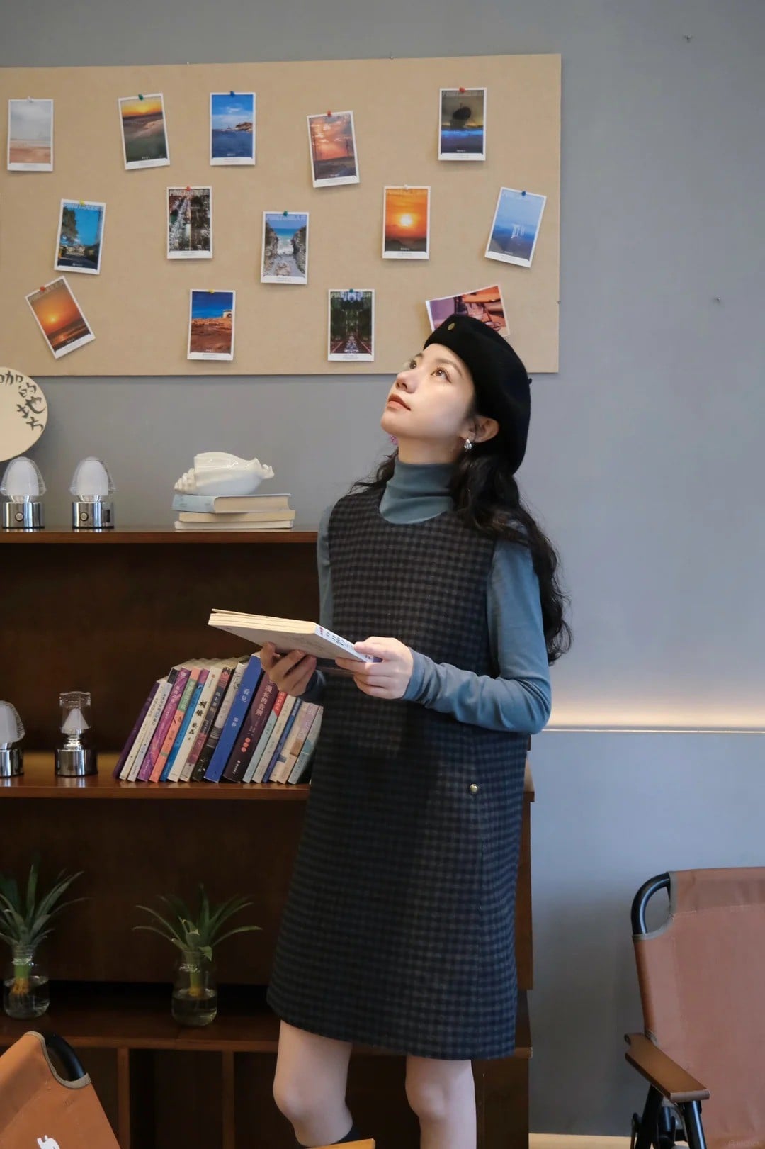 Mẫu váy thu đông hàn quốc