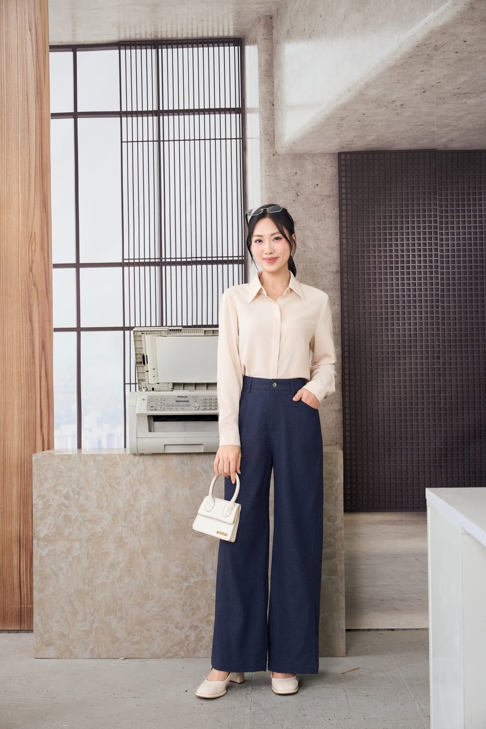 mix đồ đi đám cưới với quần jean