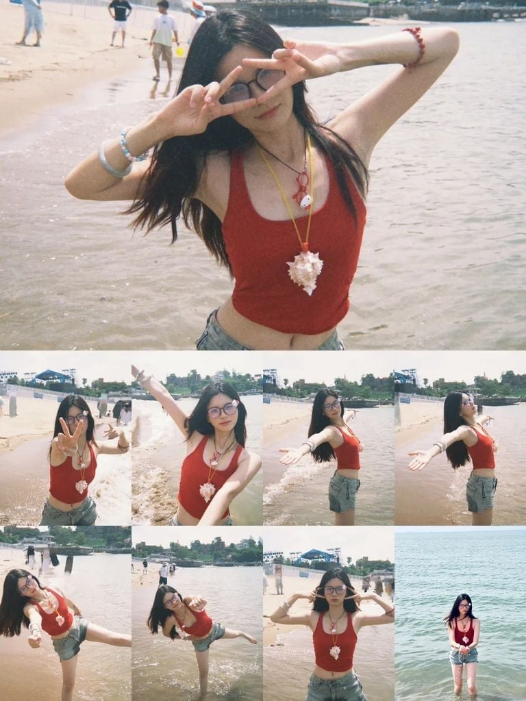 outfit đi biển