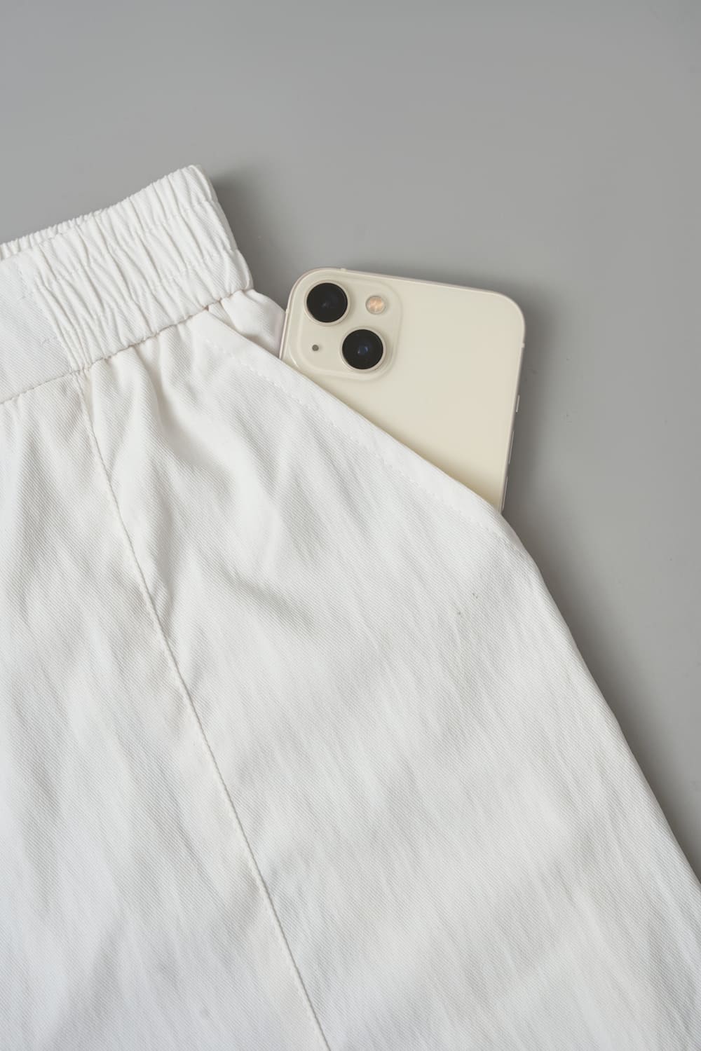 Quần suông thô đũi cạp cao chun sau