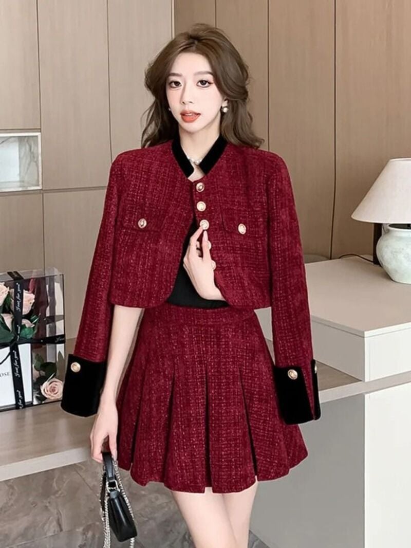 Top 10 mẫu váy đầm dạ tweed đẹp
