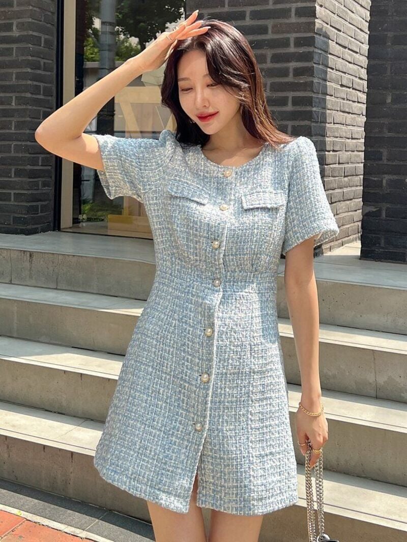 Top 10 mẫu váy đầm dạ tweed đẹp