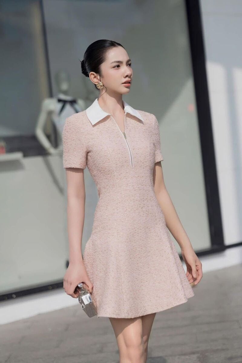 Top 10 mẫu váy đầm dạ tweed đẹp