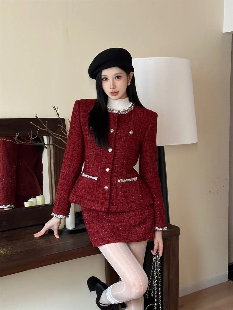 Top 10 mẫu váy đầm dạ tweed đẹp