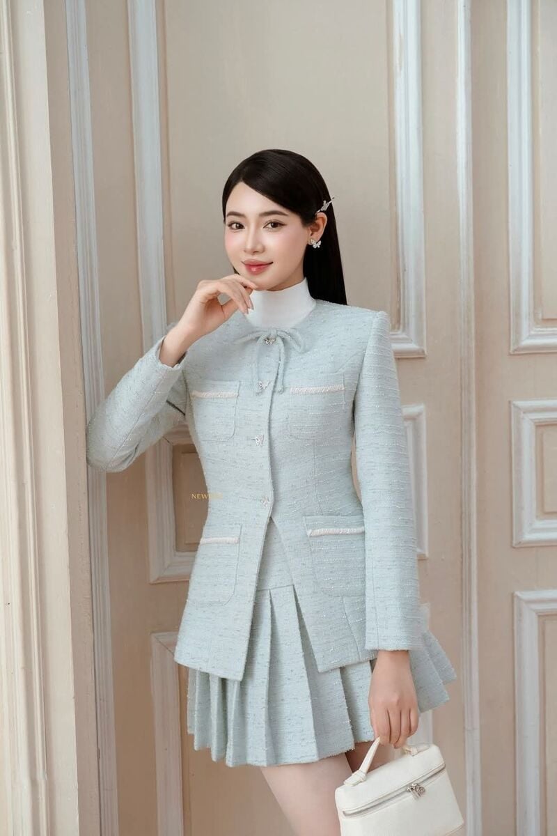 Top 10 mẫu váy đầm dạ tweed đẹp