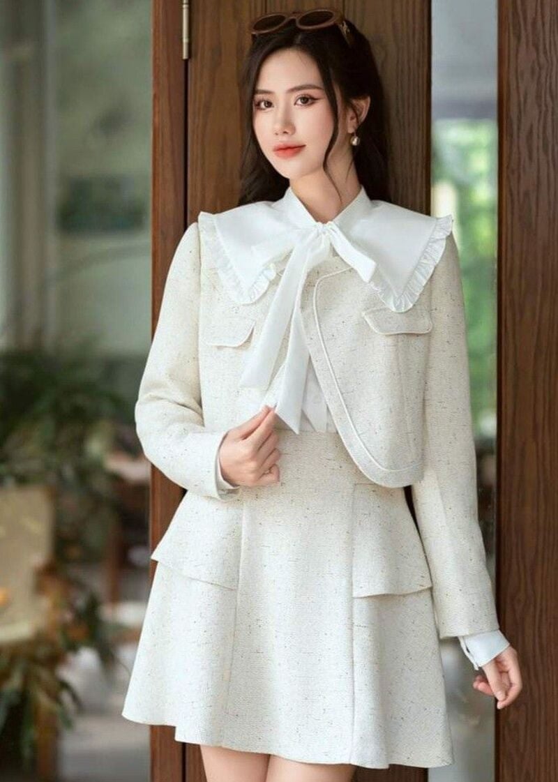 Top 10 mẫu váy đầm dạ tweed đẹp