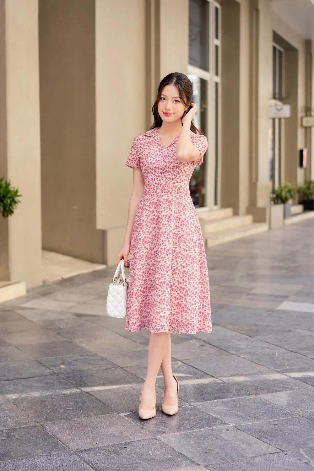 shop đầm trung niên sang trọng